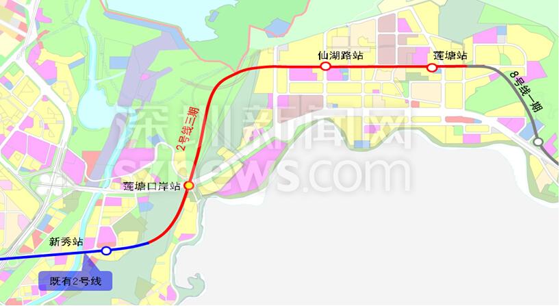 深圳地鐵2號線東延段（站點、線路圖、開通時間、最新消息）