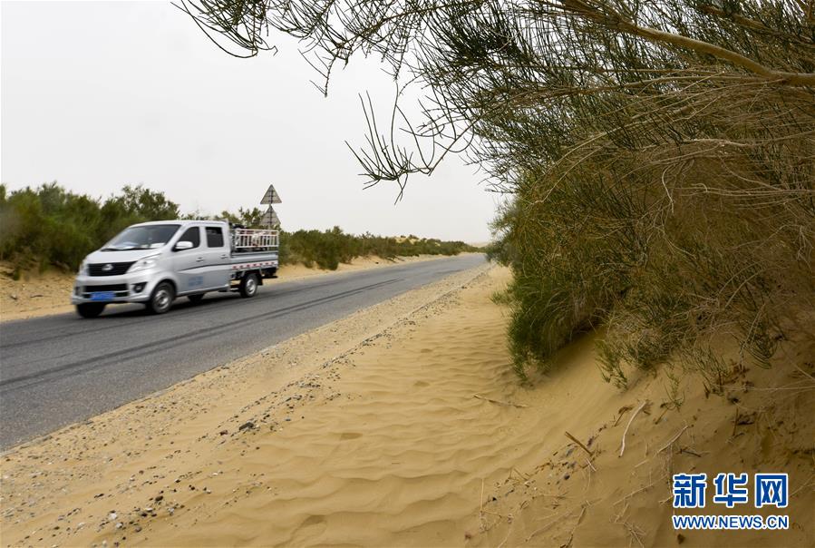 （壯闊東方潮 奮進(jìn)新時代——慶祝改革開放40年）（3）公路在“死亡之海”里延伸
